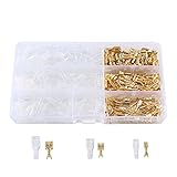 ManYee 150Pcs Terminales Faston Hembra 2.8 mm 4.8 mm 6.3 mm Kit Conectores Faston Terminales Electricos de Crimpado con Aislante Manga para el Altavoz de Audio del Coche