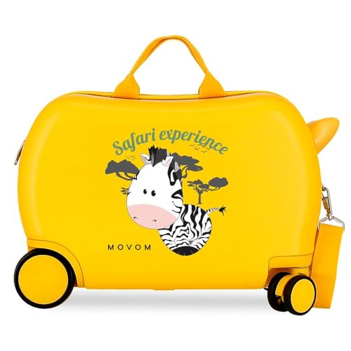 Movom Adventures Maleta Infantil Amarillo 45x31x20 cms Rígido 1,8 kgs Cierre de combinación Lateral ABS 1,8 kgs 27,9L Equipaje de Mano