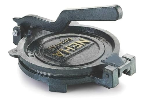 Image of Delux Heavy Quality Chapati Press Machine Manual Machine with Fitted Handle | Size - 7.50 Inches