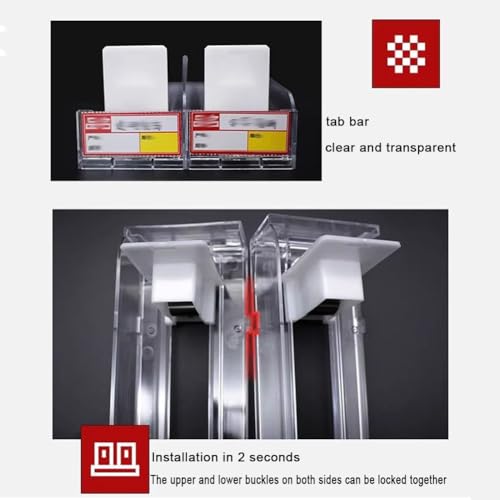 Expositores de cigarrillos transparentes con empujador automático de muelle para tiendas de 20 u 6
