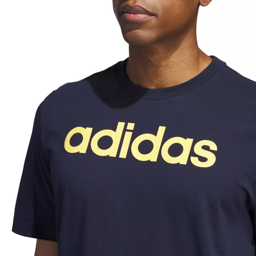 adidas Men’s Graphic Tee (US, Alpha, Large, Regular, Regular, Legink)3