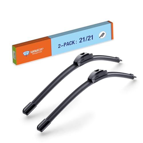 Image of 21 Wiper Blades 2 Pack Replacement for Jeep Grand Cherokee 2010-1999 Patriot 2017-2007 /Chrysler Corvette 2013-2005 /VW Beetle 2010-1999 +More Windshield Wiper Blades for My Car