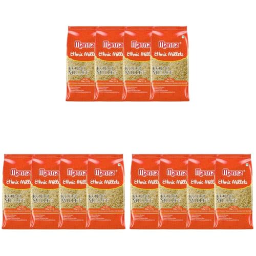 Image of Manna Kodo Millet 2Kg Natural Grains Kodra /Varagu /Arikelu /Hark /Varigu | Native Low GI Millet Rice | High Protein & More Fibre than Rice (Pack of 3)