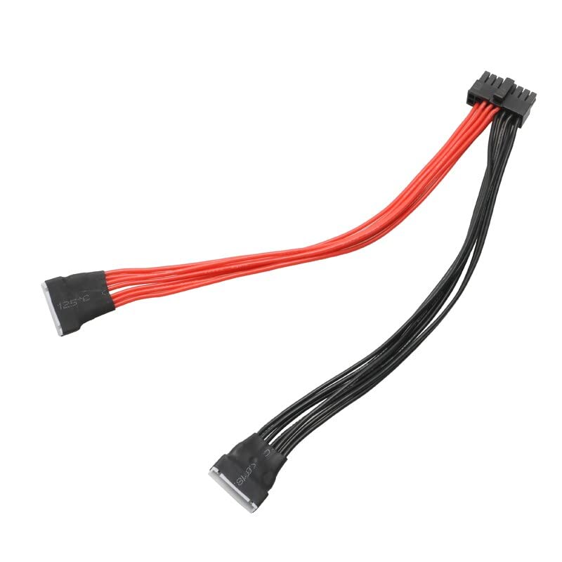 GreeSafety Accesorios para Drones 1PC 16 Agujeros 12S Hembra a 6S Conector Macho Cargador Lipo batería Equilibrio línea Cable Adaptador de Carga Cable de Enchufe for RC Planta UAV