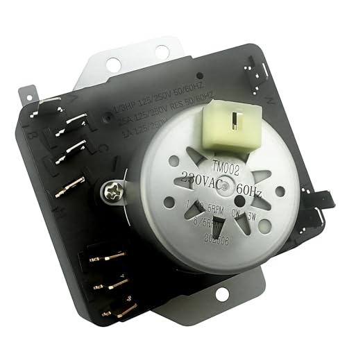 Lista de Secadoras de Ropa Electricas Whirlpool - los preferidos. 43 W11566735 W11685947 - Temporizador de secadora de repuesto adecuado para secadores eléctricos Whirlpool y Maytag 230-240 VAC 60 Hz modelos de repuesto PS17216594, AP7215858,...