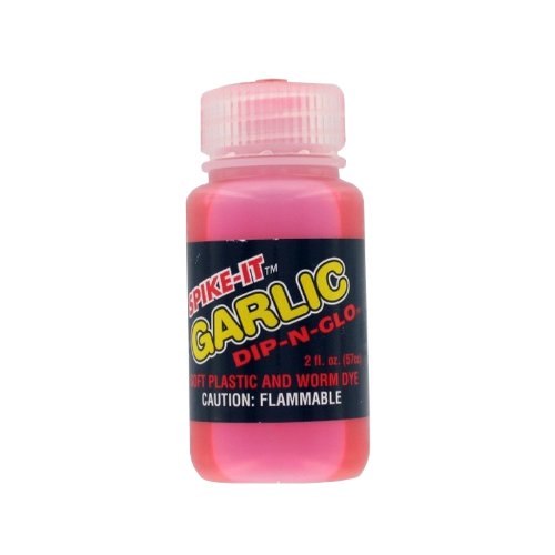 Spike It 03007C Dip N Glo Worm Dye Garlic -2 Ounce, Pink
