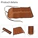 Portable Leather Tool Roll Bag for Hand Tools – PU Leather Wrench & Cutter Storage Pouch, Retro DIY Organizer, Compact Travel Tool Bag, 394 x 254 mm, Brown or Black(Brown)