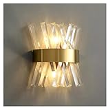 Lámpara de Pared LED para Espejo de baño, mesilla de Noche, Escalera, Sala de Estar, Aplique de Cristal posmoderno, Exquisita.