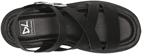 Dirty Laundry Women's Khan Sandal, Black Smooth, 7.5 | Image 4