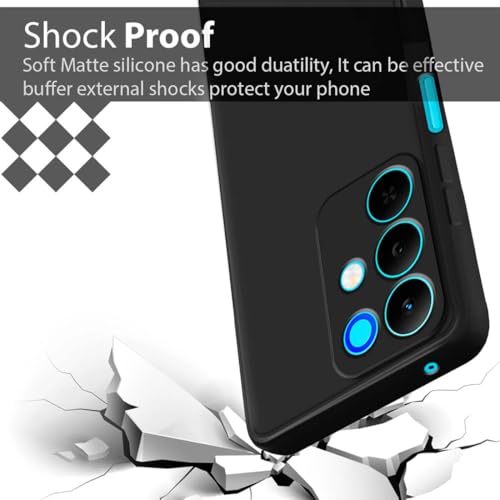 Fashionury Liquid Silicon Back Cover for Realme Narzo 90X 5G Black - Image 7