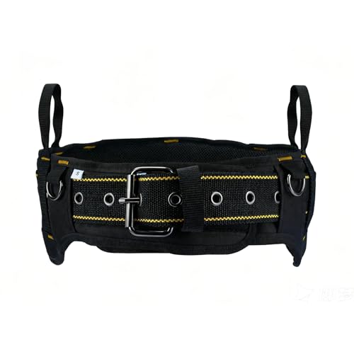 Image of MELOTOUGH Padded Tool Belt for Men with handle strap, Heavy-Duty Work Belt with D ring, Adjustable Waist 36 inch-47 inch for Electrician (Tool Belt Suspenders Not Included)