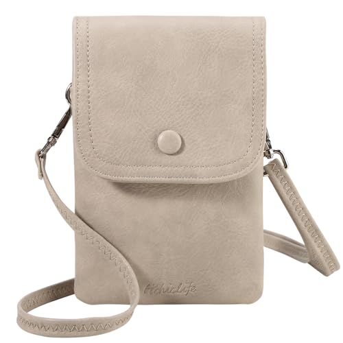 [HiChiclife] スマホ ショルダーポーチ 大容量 お財布ショルダー レディース スマホケース ショルダー 軽量 斜めがけバッグ おしゃれ 斜め掛け 肩掛け レディースショルダーバッグ 小物入れ