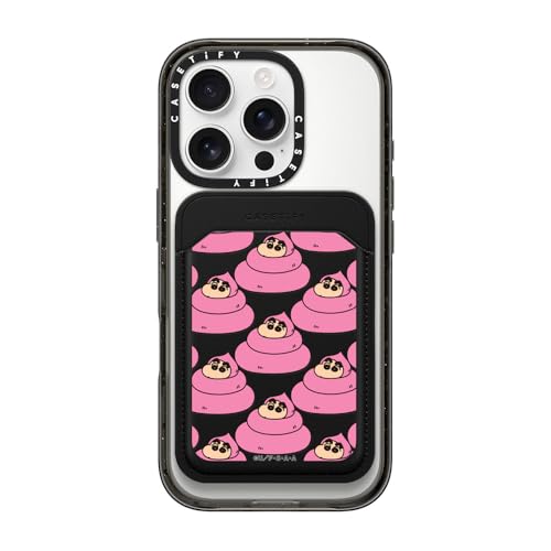 [CASETiFY] BioVeg EHbg MagSafe Ή [Crayon Shin-chan Co-lab] - Shinchan Poop Snappy Wallet - ubN