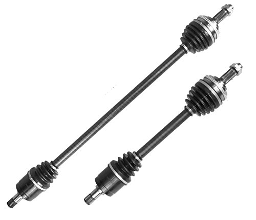 DTA Front Driver and Passenger Side Premium CV Axles Compatible with 1992-1998 Honda Civic Non Si Model, 1993-1997 Civic Del Sol Non VTEC Model
