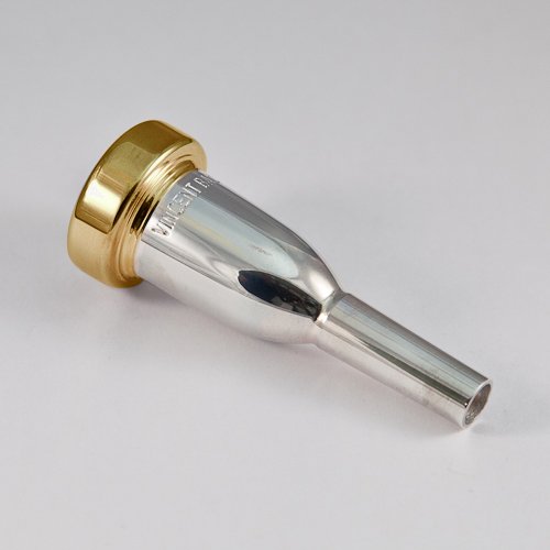 24K Gold Rim & Cup Bach Megatone Cornet Mouthpiece, 3D