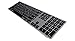 Produktbild Matias FK418BTLB-DE Aluminum Wireless Tastatur mit Hintergrundbeleuchtung USB Keyboard Bluetooth 4.0 für Apple Mac OS QWERTZ Deutsch mit Flache Tasten und Zusätzlichem Ziffernblock, Space-Grey