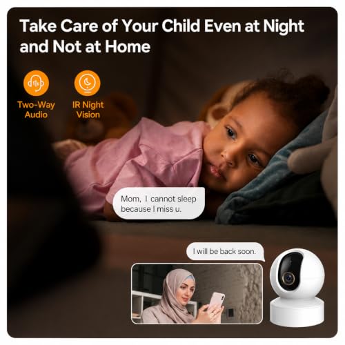 Image of 4MP 2.5K QHD Image Smart CCTV Security WiFi Camera for Home, 360 Coverage, AI Human Detection, Siren Alarm, Night Vision 10M, 2-Way Talk