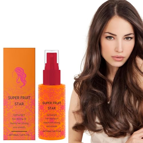 Aceite Natural Para El Cuidado Del Cabello, Suero Capilar Para Cabello Seco, Rizado Y Dañado,Nutre E Hidrata El Cabello, Reduce La Caida Del Cabello Y.Reduce El Cabello Seco,Del Cabello Y Suaviza.50ml