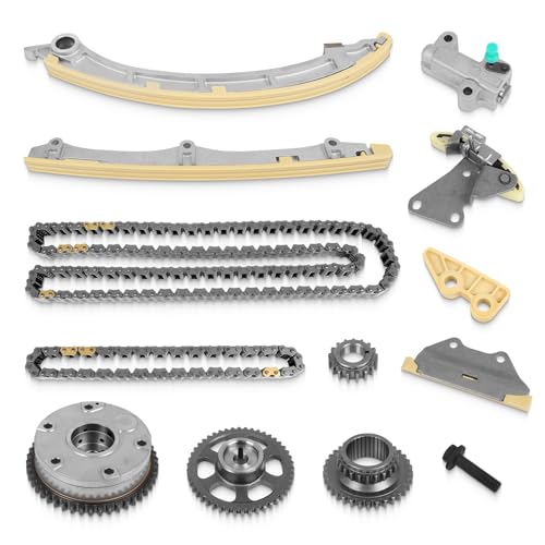 Timing Chain Kit for 2008-2015 Honda Acura ILX Accord Civic Crosstour CR-V 2.4L Engine, Easy-to-install OE Standard Engine Timing Replacement Parts