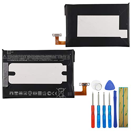 Batería de Repuesto B0PGE100 2840mAh 3.83V Compatible con HTC One M9 One M9 Plus M9 One Hima con Herramientas 35H00236 01M