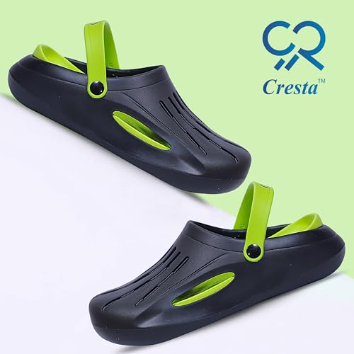 Image of CRESTA Kids Clogs Shoes for Boys & Girls Dailywear Comfortable, Lightweight Anti-Skid Indoor & Outdoor Sandals Clogs for Kids