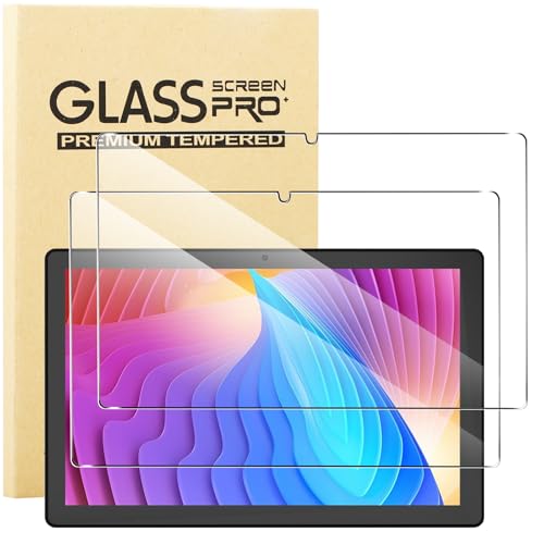 KUSINHOKA 2 Pièces Verre Trempé pour Yicty Tablette Android 14 10 Pouces, [Anti-Rayures] [9H Dureté] Film Protecteur, [Haute définition] Transparente Film...