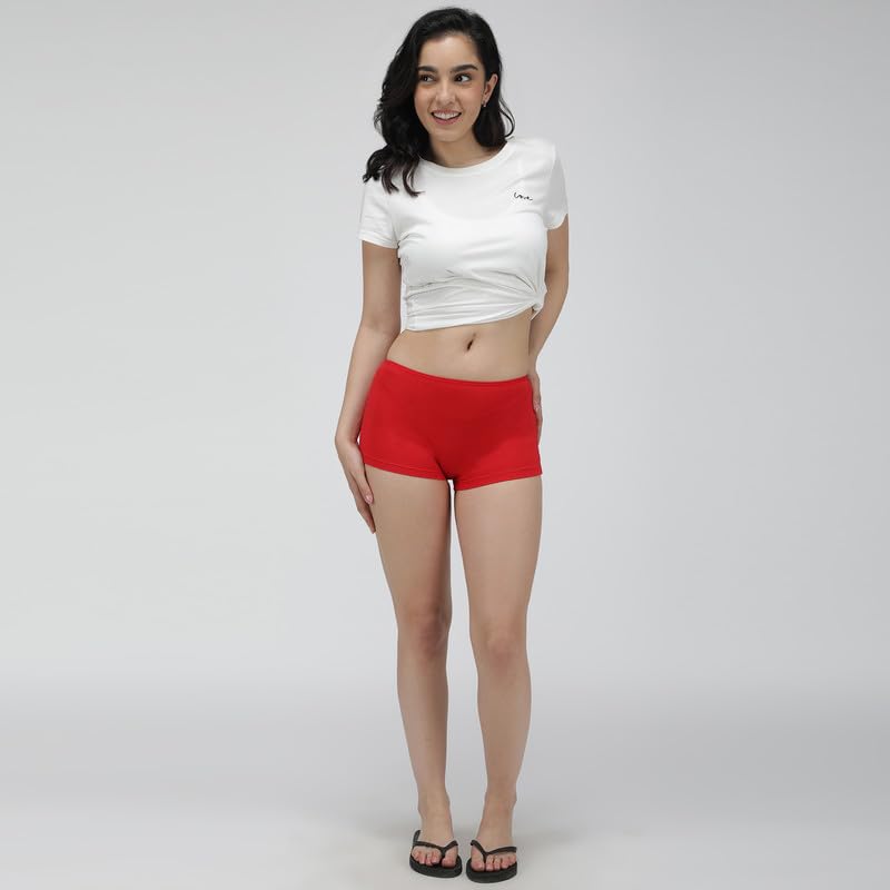 Image of Amul Comfy Women Boy Shorts Innerwear Combo Pack(Assorted Colours May Vary)
