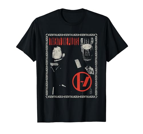 Twenty One Pilots Framed in T-Shirt, Homme, Noir, M
