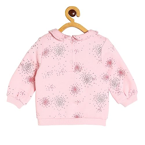 Image of miniklub Baby Round Neck Full Sleeve Full Length Knitted Cotton Clothing Set, Pack of 2 (Light Pink Color)