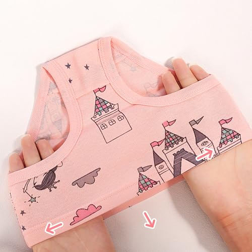 GRPSKCOS Girls Underwear, 6 Pack Toddler Kids Underwear 100% Cotton Panties for 2-8 Years Girls3