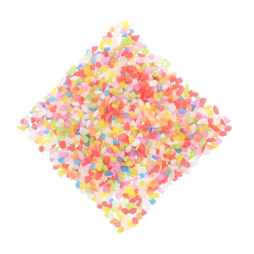 BRIGHTFUFU 100g Colorful Pebbles for Boys and Girls' Sandboxes Versatile Decor for Aquariums Planters and Gardens