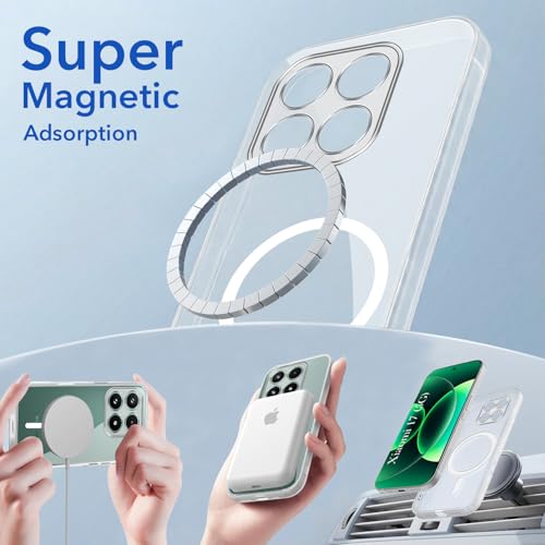 Image of Jkobi Lifetime Anti-Yellow MagSafe Compatible Clear Back Cover Case for Xiaomi 17 5G (Sleek Hard Crystal | Shockproof and Camera Protection)