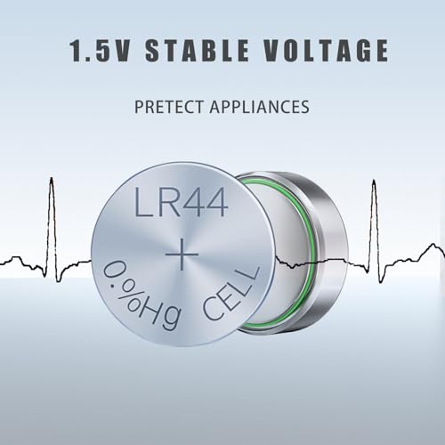 Baterías alcalinas LR44 60 unidades para reloj miniatura 5