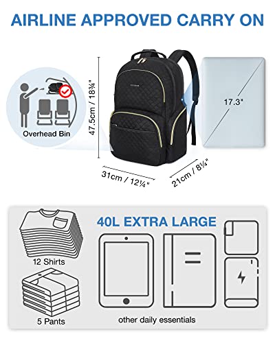 Laptop-Backpack-for-Women-BAGSMART-Travel-Backpack-Fits-173-Inch-Computer-Bookbags-40L-Back-Pack-with-Charging-Port-for-School-College-Work-Business-Black