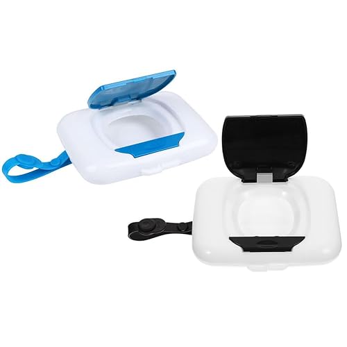 Caja de toallitas para bebés, contenedor de toallitas para bebés, dispensador de toallitas desechables para toallitas húmedas para calentador,
