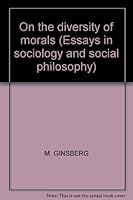 On the Diversity of Morals B0007JIQL4 Book Cover