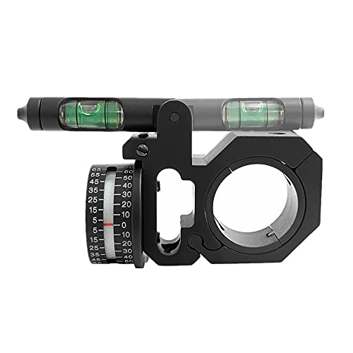 HWZ Angle Degree Indicator with Bubble Level Spirit, Fits 25.4mm and 30mm
