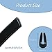 Rubber U Channel Edge Trim, 9.8ft Weather Stripping Seal Strip - Black U Shaped Gasket for up to 0.08 in(2mm) U Shape Weather Stripping Edge Protection & Noise Isolation - Sheet Metal Edge Protector