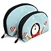pezzi Borsa cosmetica da viaggio Carino Biancaneve Inverno Natale Pupazzo di neve Borse a sacchetto Moda portatile Borsa da trucco con cerniera Borsette Articoli da toeletta