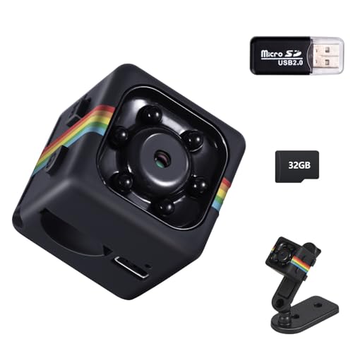 Bextgoo Mini Kamera, 1080P Überwachungskamera Ohne WLAN, Kleine...