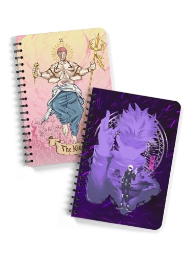 Image of ComicSense.xyz Anime Sketchbook Sorcerer, King Printed A5 Spiral Drawing Sketch Book Unruled for Kids Students Gift (Pack of 2)