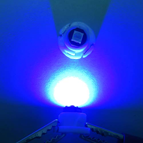 Image of WLJH Blue Dash Indicator Light A /C Climate Control Heater Switch Led Bulbs Kit Compatible For Camry Corolla Tacoma Matrix, Pack of 10 | 3030 SMD, Dimmable, RAV4 2006-2012, Tacoma 2005-2011, Corolla 2009-2013, Twist-Lock Base, Nighttime Readability, 10-Pack