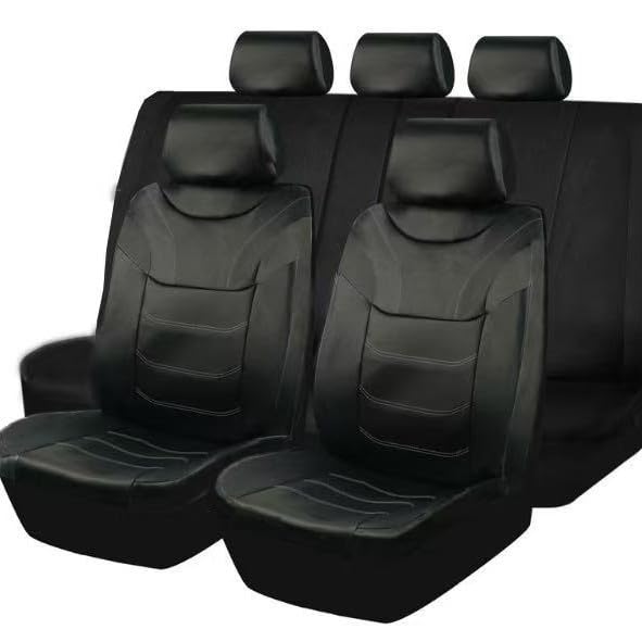 Asientos Fundas Asientos Coche Cuero,para Jeep Cherokee River(KJ) Impermeables Juegos De Cubreasientos Interior Accesorios