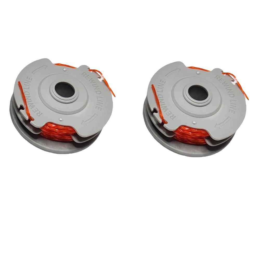 Ershengsan 2 Pcs Strimmer Wires Compatible with Flymo FLY021/513937190, Double Autofeed Spool for Flymo Contour 500 XT/Power Trim 500 XT/Mini Trim/Multi Trim (2 spools)