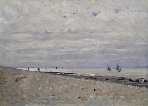 Cuadro para sala de estar con paisaje marino de Sven Richard Bergh, lienzo decorativo de 60x90cm