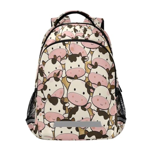 Bonita mochila de tenis de vaca de dibujos animados para niños con clip en el pecho para niños de 6º grado de escuela morral escolar para ni?o mochila para ni?os