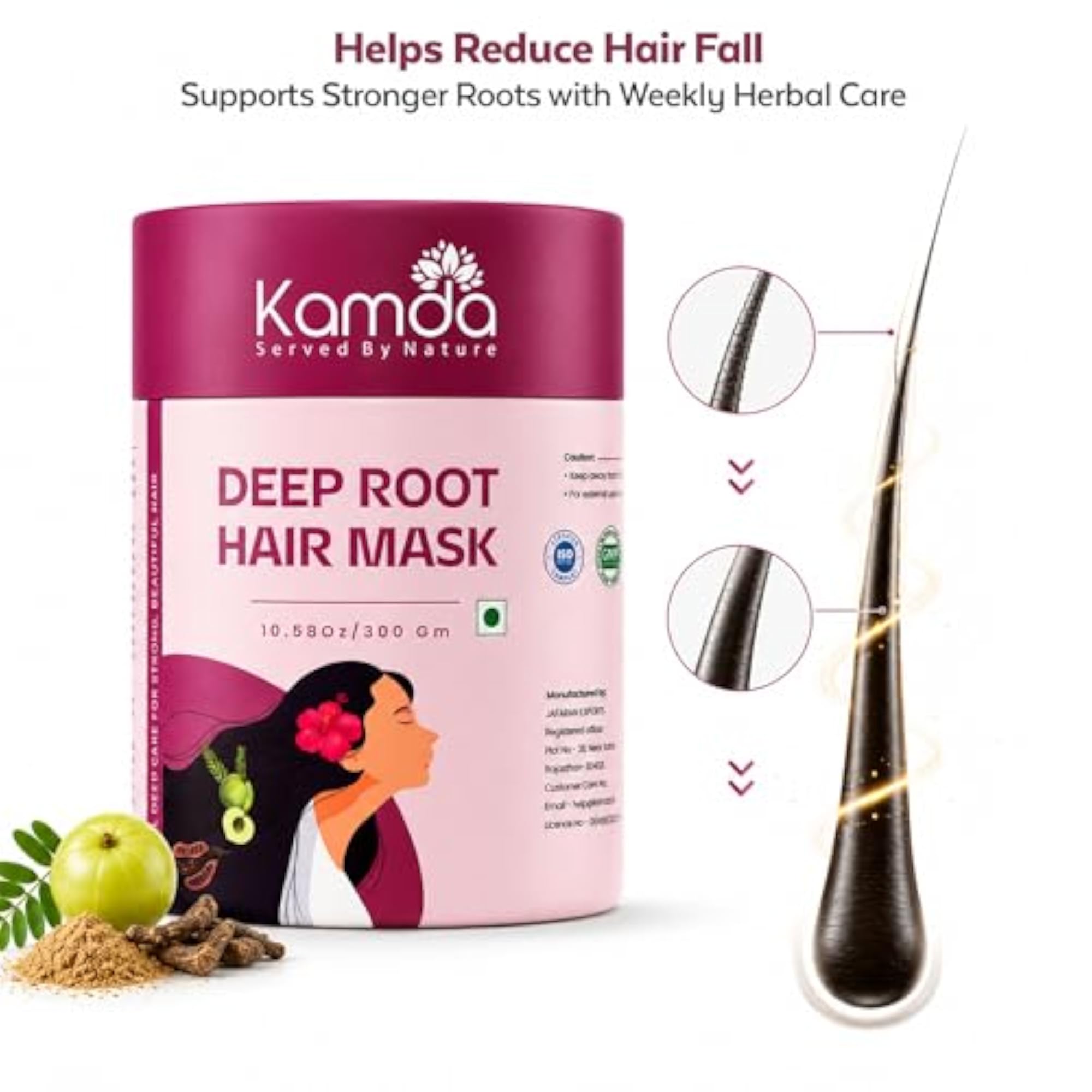 Deep Root Hair Mask Powder, 300g