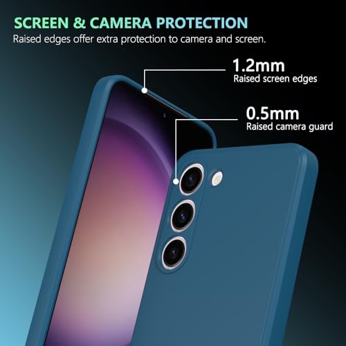 Image of for Samsung Galaxy S23 Plus Case Dark Blue, Scratch Resistant with Soft Touch, Slim Thin Phone Cover for Samsung Galaxy S23 Plus