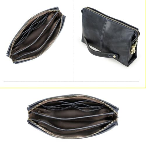 Foreskin men's storage bag wallet Casual leather men's hand-held2