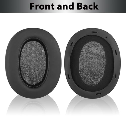 Repuestos Almohadillas para Oído Adhiper para Sony ULT WEAR (WH-ULT900N) Auriculares Inalámbricos con Cancelación de Ruido, Almohadillas de Cuero de Proteína Suave y Espuma de Reducción de Ruido - Negro miniatura 5
